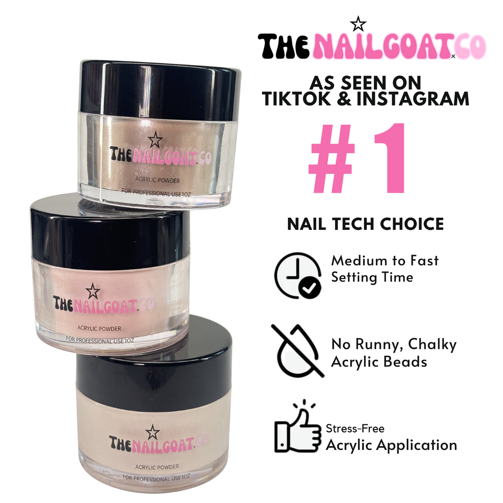 8-Piece Glitter Cover Acrylic Powder Collection for Nail Professionals
