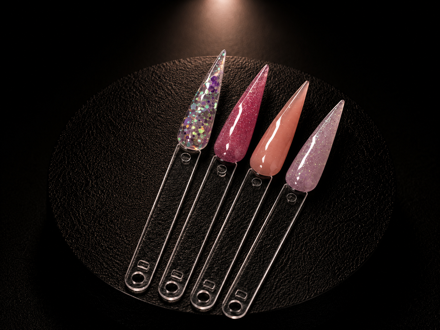 8-Piece Glitter Cover Acrylic Powder Collection for Nail Professionals